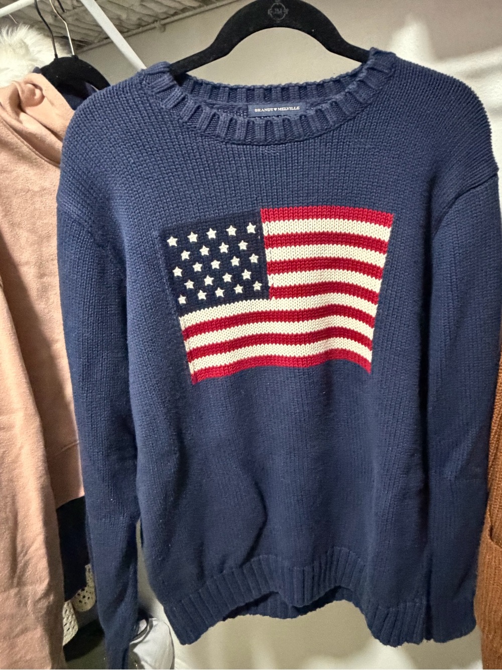 Brandy Melville American Flag Sweater (Like New)